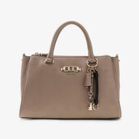 GUESS Anise Triple Comp Satchel Dark Taupe Logo (HWPD9916060-DKO Krepšiai)