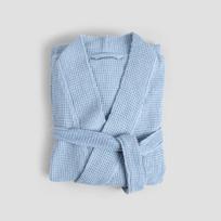 Chalatas Vaffel 736988, mėlynas, S/M