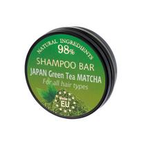 Kietas plaukų ir kūno šampūnas "green tea matcha" Saules Fabrika, 60g