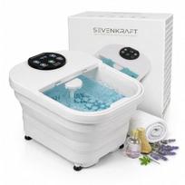 Masažinė vonelė Sulankstomas pėdų masažuoklis Sevenkraft SK 2186, su voleliais, šildymas iki 48 °C, 500 W