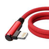 Greito įkrovimo MFi USB laidas iPhone, Raudona