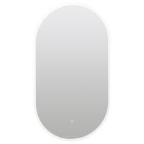 Šviečiantis veidrodis Balneo Elisa, su nuo aprasojimo apsauga (antipara), keičiama LED apšvietimo spalva, 50x90 cm