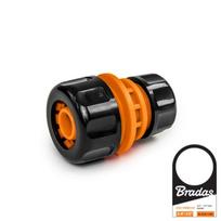 Laistymo žarnų sujungimo adapteris 3/4" / 1/2" Bradas BLACK LINE