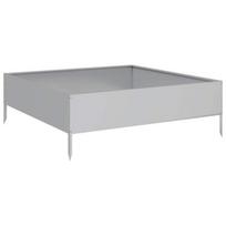 Aukštas sodo Lovelis，Gėlių dėžė，Gėlių vazonas, 100x100x33,5cm, galvanizuotas plienas CFE50421
