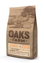 OAKS FARM mažų ir labai mažų veislių jaunų šunų sausas begrūdis pašaras su lašiša ir kriliu 2 kg, Begrūdis pašaras su lašiša ir kriliu mažų ir mini veislių jauniems šuniukams. Pilnai subalansuotas, hipoalerginis, Superpremium klasės pašaras su supermaistu ir organiškais ingredientais.