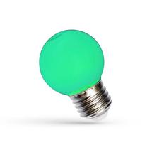 Lemputė Spectrum LED. P45. E27. 1W. žalios spalvos