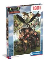 Dėlionė Clementoni Super Dragons 29793. 48.5x33.5. 180 d
