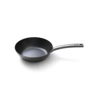 Anglies plieno WOK keptuvė 24 cm sveikam kepimui ir indukcijai