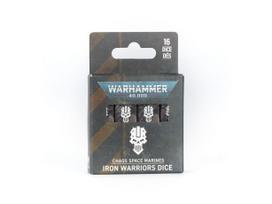 Warhammer 40,000 Iron Warriors kauliukų rinkinys stalo žaidimams (16 vnt.)