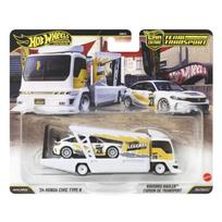 HOT WHEELS PREMIUM legendinio automodelio ir vilkiko rinkinys