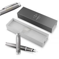 Parker IM Rituals Turquoise Grey (M) Plunksnakotis su graviravimu