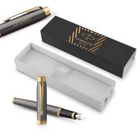 Parker IM Core Grey GT M plunksnakotis su graviravimu