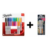 Sharpie Rinkinys: Fine 24 vnt. + Sharpie Metallic