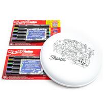 10 spalvų Sharpie akrilo markerių rinkinys su frisbiu dažymui
