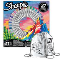 Sharpie Fine Top 27 dalių rinkinys su dažų maišeliu