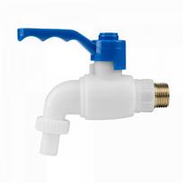Plastikinis ventilis su pajungimu laistymo žarnai 1/2" išorinis sriegis