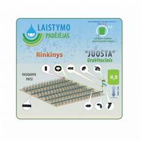 Lašelinio laistymo rinkinys „Juosta“ gravitaciniam slėgiui