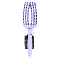 Olivia Garden Finger Brush Medium Lavender plaukų šepetys