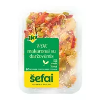 Wok makaronai su daržovėmis IKI ŠEFAI, 220 g
