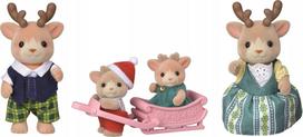 Prekė su pažeista pakuote. Figūrėlių rinkinys, su priedais Sylvanian Families Reindeer Family 5692, įvairių spalvų