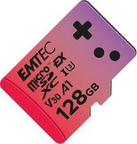 Atminties kortelė telefonui MicroSD atminties kortelė Emtec mSD 128GB UHS-I U3 V30 A1 Express didelio greičio žaidimams