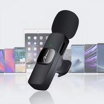 Belaidžių atlapinių mikrofonų rinkinys Media Tech Micro-Mic Duo MT416 Dvigubas belaidis triukšmo slopinimas USB‑C/Lightning