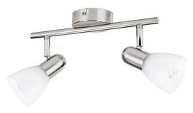 Prekė su pažeista pakuote. Šviestuvas nukreipiamasis Philips Burlap 915005219401, E14, 2 x 40 W, balta sp.