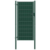 Tvoros vartai PVC ir plienas 100x204 cm žali
