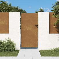 Sodo vartai 85x200 cm Corten plienas