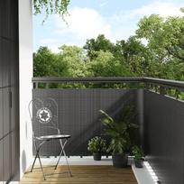 Balkono pertvara antracito spalvos 300x90cm poliratanas