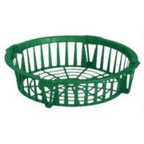 Krepšys svogūninėms gėlėms D20cm H6cm plastikinis/žalias