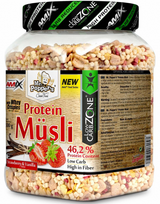Amix Mr. Poppers Protein Müsli 500 g. - Vanilės ir mėlynių