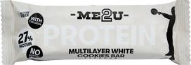 Me2U Protein Multilayer White Cookies 50g/Proteino batonėlis