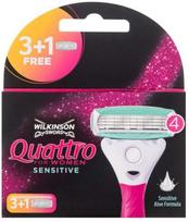 Skutimosi rinkinys Wilkinson Sword Quattro For Women Sensitive, 4 vnt