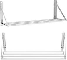 Royal Catering Nerūdijančio plieno sulankstoma sieninė lentyna iki 40 kg 100 x 30 cm