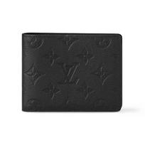 Louis Vuitton Daugiafunkcinė vientisos spalvos odinė piniginė Unisex piniginės Juoda M62901 Gift Set(Basic Set+Box+Shopping Bag)