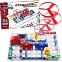 Snap Circuits Jr. Cyber Circuit 100 Japonijos eksperimentų vadovas. žaislas, mokantis elektros principų, elektroninių grandynių. Elenco SC-100 (Skaičius