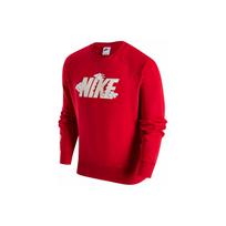 NIKE Sportiniai vyriški Club Fleece apvalios apykaklės džemperis University Red FZ6374-657 XL