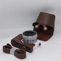 PU Leather Camera Bag Case for Sony A5000 A5100 Full Body Cover With Strap