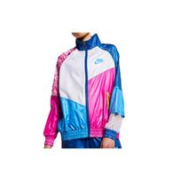 Nike Sportswear Moteriškas spalvotas austas striukė Balta Rožinė Mėlyna AR3026-412 L