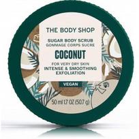 The Body Shop Coconut Body Scrub kūno šveitiklis su kokosų ekstraktu - 50 ml.