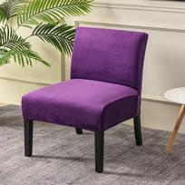 Pliušinis Storas Galvos Kėdės Užvalkalas Be Fotelio Sofos Užvalkalas Viskas Įskaičiuota Restoranas Namai Viešbutis Kėdės Užvalkalas 1 Seat violetinė
