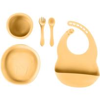 Zopa Silicone Set indų rinkinys vaikams Mustard Yellow