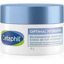 Cetaphil Optimal Hydration Replenishing Night Cream naktinis drėkinamasis kremas jautriai odai 48 g