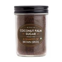 Kokosų palmių cukrus su rudais prieskoniais (175 g), Kokosų palmių cukrus, sumaišytas su rudųjų prieskonių kvartetu, šakelė