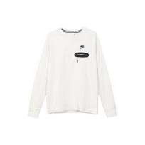 Nike Sportswear Tech Fleece Lightweight Men's Long-Sleeve Sweatshirt White FD9881-121 M