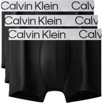 Calvin Klein Jacquard Waistband Smooth Anti-Chafing Boxer Briefs 3-Pack Men underwear Space-Black NP2741O-001 S