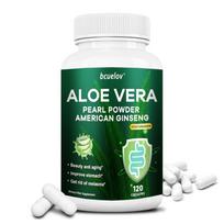Aloe vera, dietary fiber, American ginseng, Skin Health Supplements,120 Capsules 120 Capsules