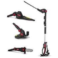 Sodo priežiūros įrankių rinkinys 4 in 1 Elem Garden Technic, 20V