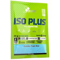 Olimp „Iso Plus Isotonic“ su L-karnitinu, milteliai, „Tropical Blue“ – 35 g